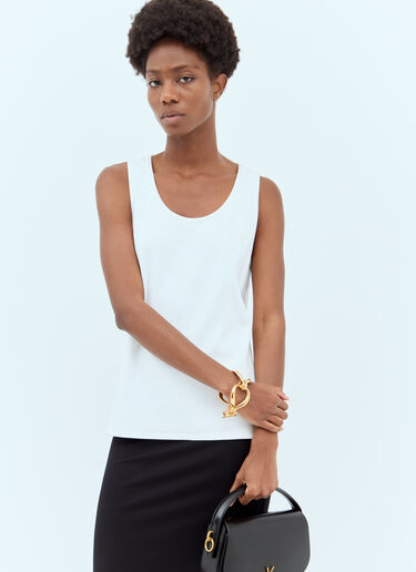 Oversized Hook-Chain Bracelet Saint Laurent Oversized Hook-Chain Bracelet Gold sla0254068