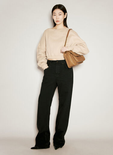 Saint Laurent 宽松牛仔裤 黑色 sla0255014
