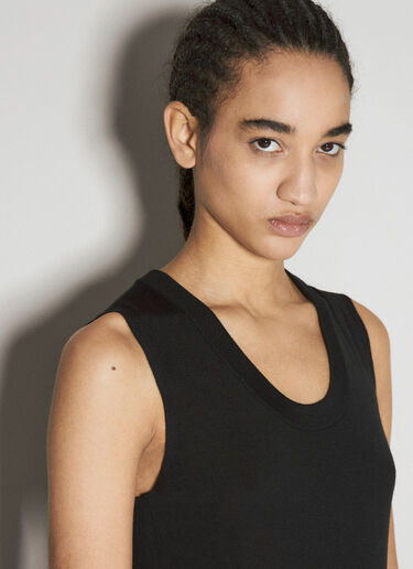 Cassandre Wool Tank Top Saint Laurent Cassandre Wool Tank Top Black sla0255024