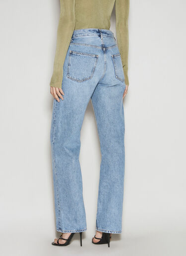 Long Baggy Jeans Saint Laurent Long Baggy Jeans Blue sla0255028