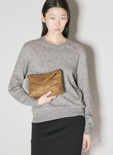 토이 퍼퍼 숄더백 Saint Laurent 토이 퍼퍼 숄더백 브라운 sla0255093