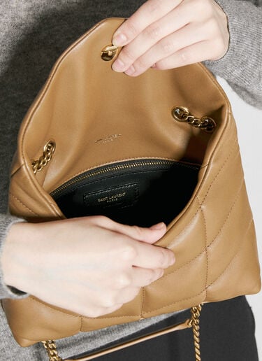 토이 퍼퍼 숄더백 Saint Laurent 토이 퍼퍼 숄더백 브라운 sla0255093