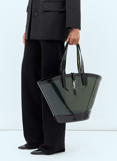 Medium Panier Tote Bag Saint Laurent Medium Panier Tote Bag Green sla0255098