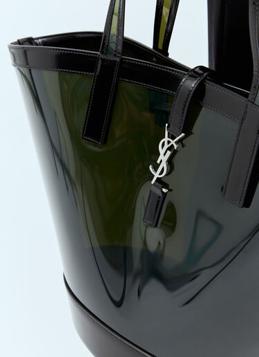 Saint Laurent Medium Panier Tote Bag Green sla0255098
