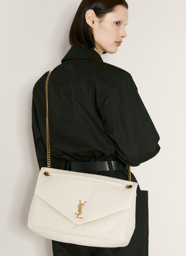 Saint Laurent 大号 Calypso 单肩包 乳白色 sla0256026