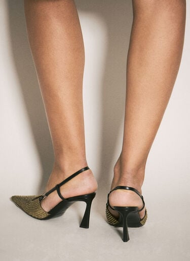 Crystal-Embellished Pumps Saint Laurent Crystal-Embellished Pumps Beige sla0257031