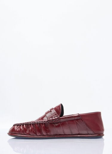 Le Loafer Penny Slippers Saint Laurent Le Loafer Penny Slippers Burgundy sla0258005