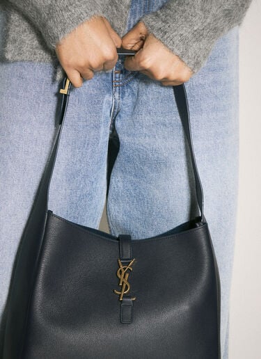 Saint Laurent Le 5 À 7 라지 숄더백 블루 sla0258048