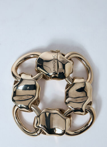 Shell Chain Bracelet Saint Laurent Shell Chain Bracelet Gold sla0258054