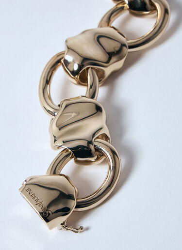 Shell Chain Bracelet Saint Laurent Shell Chain Bracelet Gold sla0258054