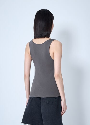 Cassandre Tank Top Saint Laurent Cassandre Tank Top Grey sla0259011