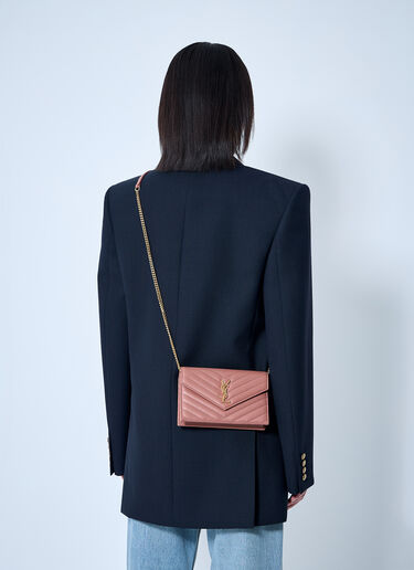 카상드르 체인 지갑 Saint Laurent 카상드르 체인 지갑 브라운 sla0259069