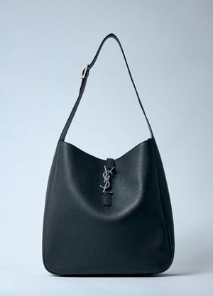 Saint Laurent Large Le 5 à 7 Leather Shoulder Bag Black sla0259088