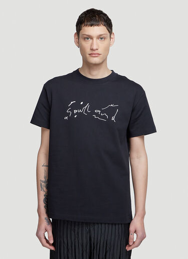 Scribble Logo T-Shirt Soulland Scribble Logo T-Shirt Black sld0148003