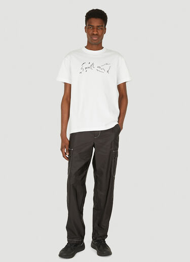 Scribbled Logo T-Shirt Soulland Scribbled Logo T-Shirt White sld0149002