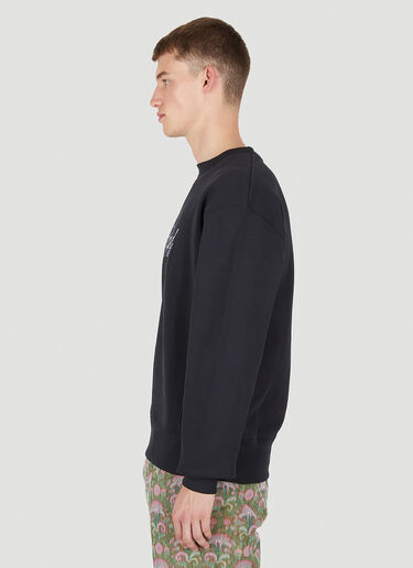 Logo Embroidery Sweatshirt Soulland Logo Embroidery Sweatshirt Black sld0150013