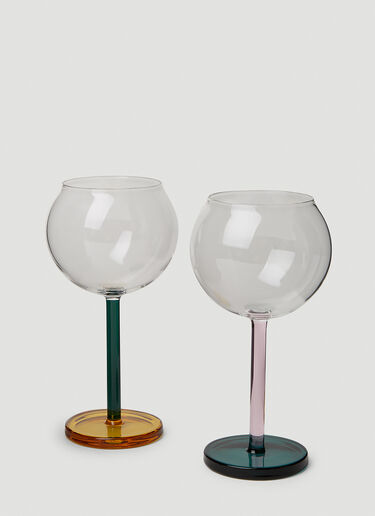 Bilboquet Set of Two Wine Glasses Sophie Lou Jacobsen Bilboquet Set of Two Wine Glasses Multicolour spl0351010