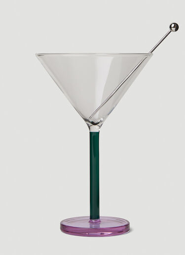Piano Set of Two Cocktail Glasses Sophie Lou Jacobsen Piano Set of Two Cocktail Glasses Multicolour spl0351012