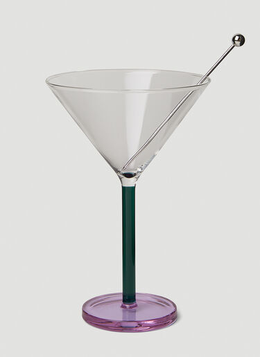 Piano Set of Two Cocktail Glasses Sophie Lou Jacobsen Piano Set of Two Cocktail Glasses Multicolour spl0351012