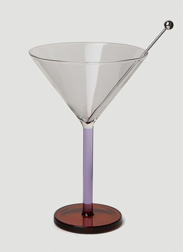 Piano Set of Two Cocktail Glasses Sophie Lou Jacobsen Piano Set of Two Cocktail Glasses Multicolour spl0351012