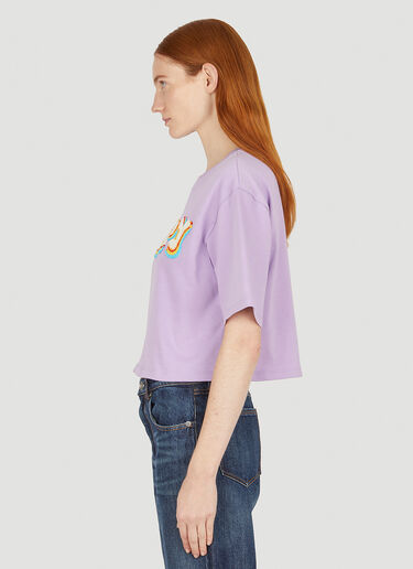 Sportmax 해피 티셔츠 퍼플 spx0252011