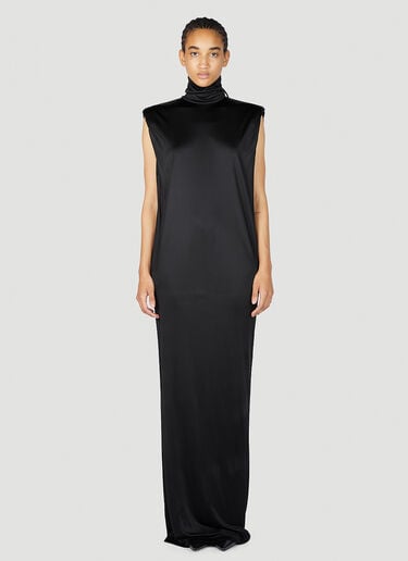 Sportmax High Neck Maxi Dress Black spx0253016