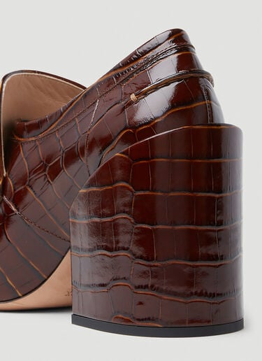 Sportmax Oliato High Heel Loafers Brown spx0253017