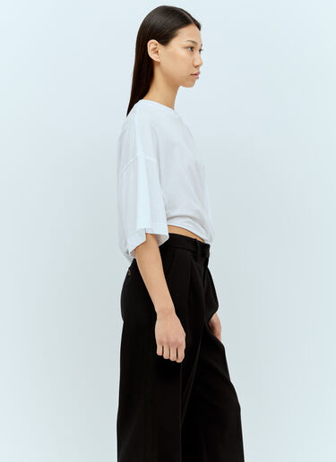 Sportmax 트위스트 티셔츠 화이트 spx0256003
