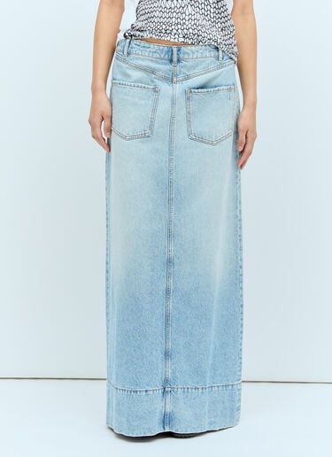 Backwards Denim Skirt Sportmax Backwards Denim Skirt Blue spx0256004