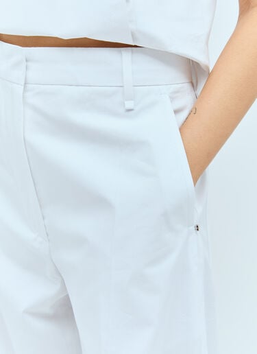 ポプリンパンツ Sportmax ポプリンパンツ ホワイト spx0256006