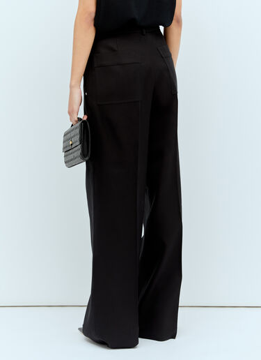 Sportmax 테일러드 트윌 팬츠  블랙 spx0256011