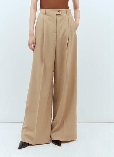 Wool Tailored Pants Sportmax Wool Tailored Pants Beige spx0257005