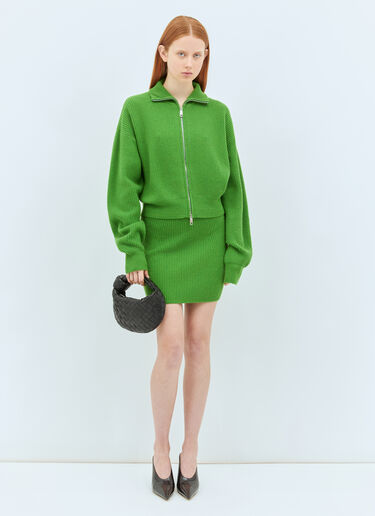 Sportmax Wool-And-Cashmere-Blend Cardigan Green spx0258009