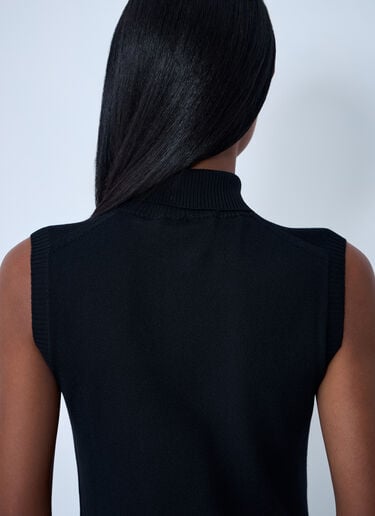 Sportmax Wool Turtleneck Top Black spx0261010