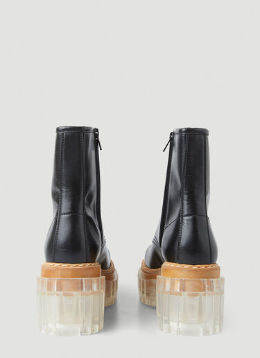 Emilie Transparent Heel Boots Stella McCartney Emilie Transparent Heel Boots Black stm0247038