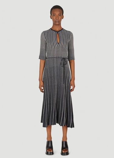Stella McCartney [에브리데이] 이브닝 플리츠 드레스 블랙 stm0249005