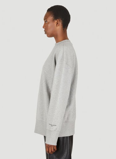 Falabella Curb Chain Sweatshirt Stella McCartney Falabella Curb Chain Sweatshirt Grey stm0249008