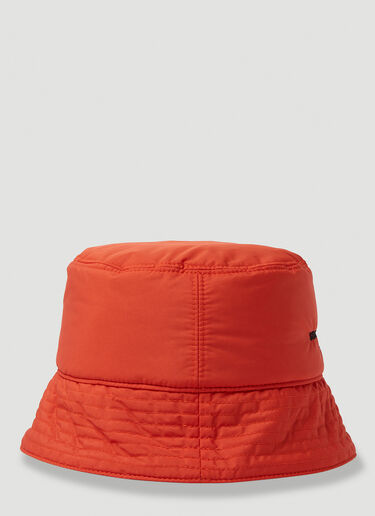 Logo Embroidery Bucket Hat Stella McCartney Logo Embroidery Bucket Hat Orange stm0250047