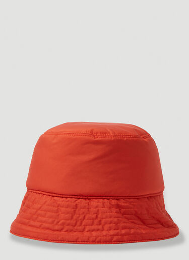 Stella McCartney 徽标刺绣渔夫帽 橙 stm0250047