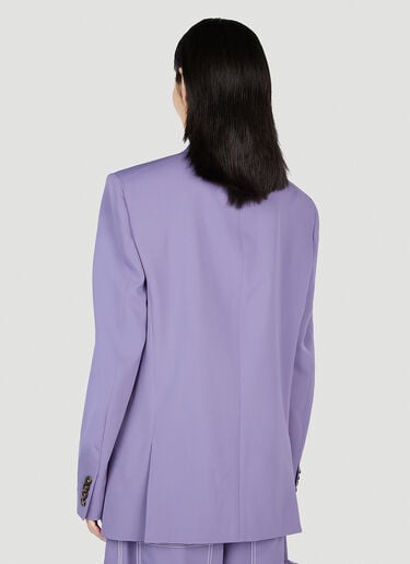 Stella McCartney 오버사이즈 더블 브레스티드 재킷 퍼플 stm0253004