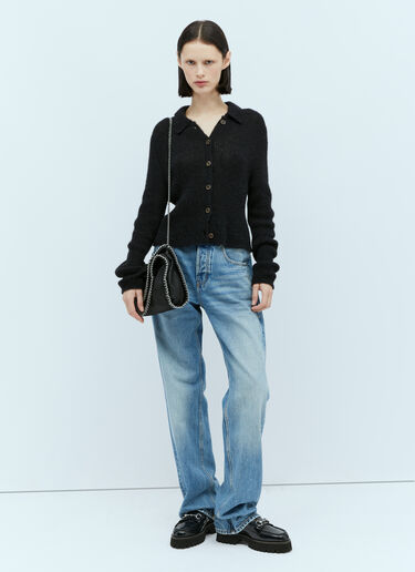 Stella McCartney 팔라벨라 미니 토트 핸드백 블랙 stm0254014