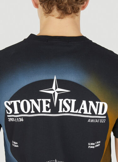 Blurred T-Shirt Stone Island Blurred T-Shirt Black sto0150056