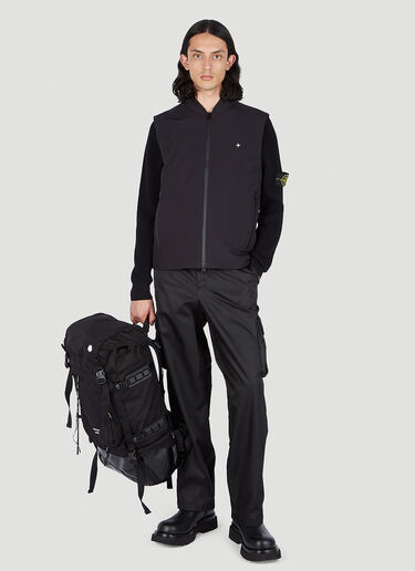 Stone Island Compass 刺绣无袖夹克 黑色 sto0152011