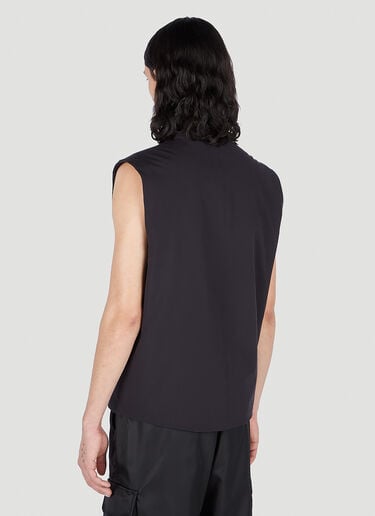 Compass Embroidery Sleeveless Jacket Stone Island Compass Embroidery Sleeveless Jacket Black sto0152011