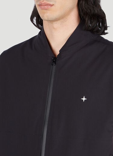 Compass Embroidery Sleeveless Jacket Stone Island Compass Embroidery Sleeveless Jacket Black sto0152011