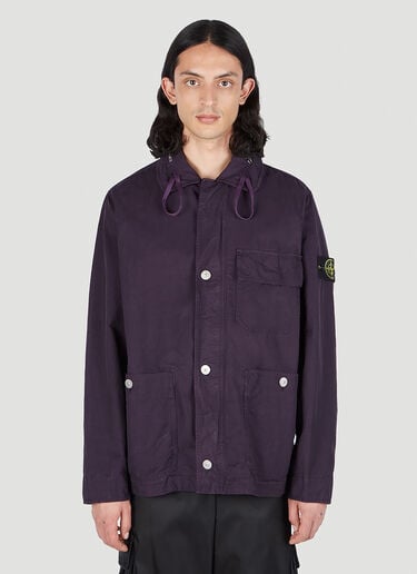 Stone Island Patch Pocket Compass Patch Jacket Purple sto0152023