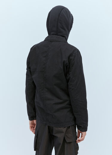 Compass Patch Overshirt Stone Island Compass Patch Overshirt Black sto0154041