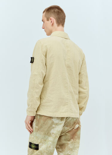 리넨 혼방 샤킷 Stone Island 리넨 혼방 샤킷 베이지 sto0156030