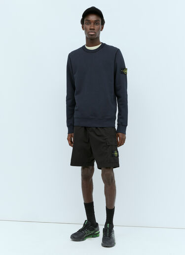 로고 패치 버뮤다 쇼츠 Stone Island 로고 패치 버뮤다 쇼츠 블랙 sto0156054
