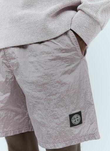 재생 나일론 버뮤다 쇼츠 Stone Island 재생 나일론 버뮤다 쇼츠 핑크 sto0156057